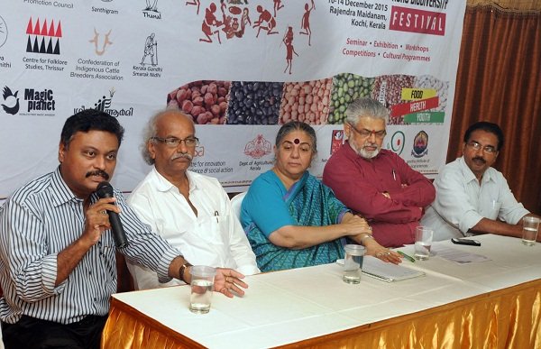 Dr. C Suresh kumar Addressing the reporters